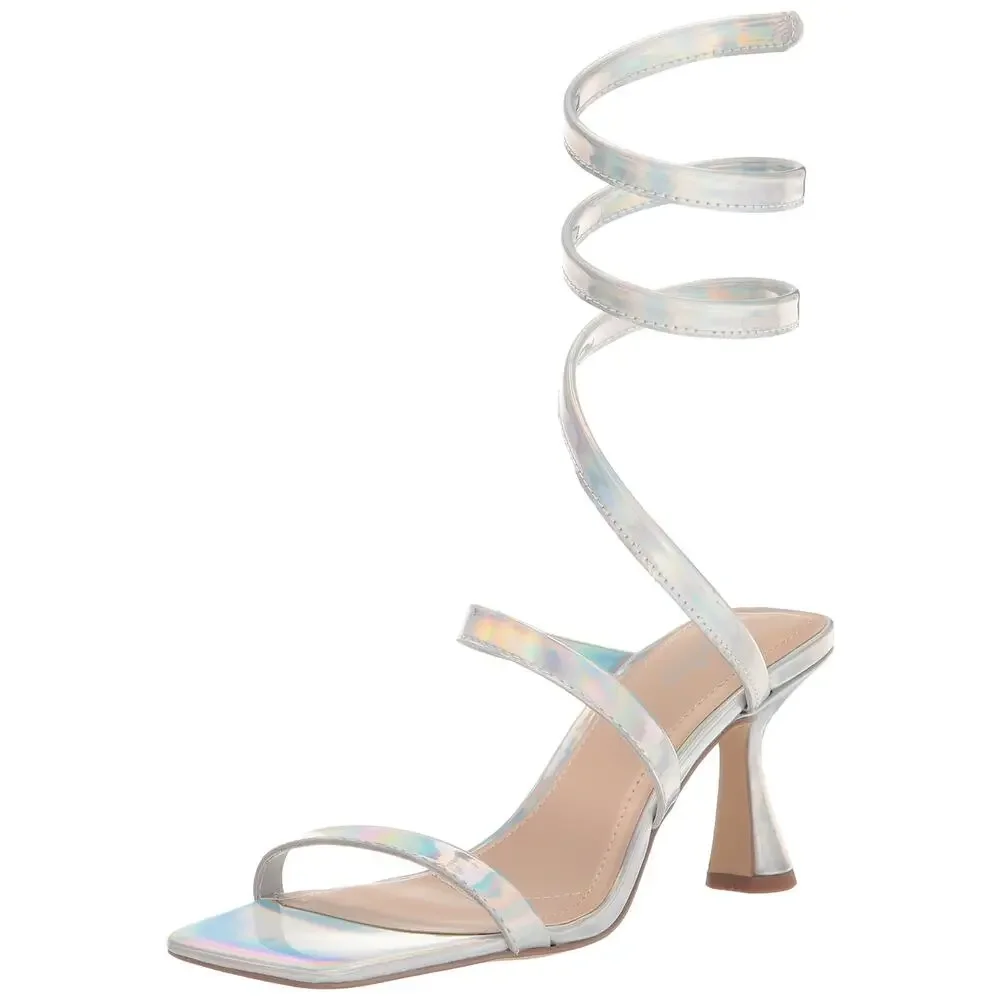 Charles by Charles David Women's Provoking Heeled Sandal, Iridescent, 5